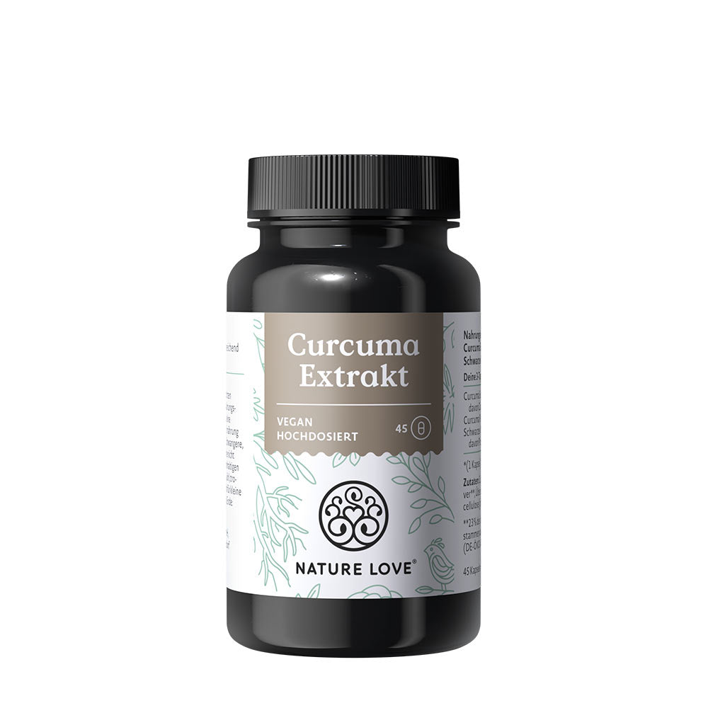 Turmeric Extract – Kurkumin & Piperin baksida näringsfakta