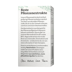 Milk Thistle Complex ingredienslista detalj