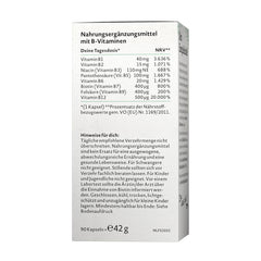 Vitamin B Complex – Alla 8 B-vitaminer baksida