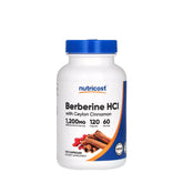 Nutricost - Berberine HCL With Ceylon Cinnamon - 120 Caps