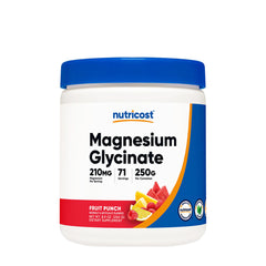 Nutricost - Magnesium 30% Glycinaattijauhe - Hedelmäsmoothie, 250g
