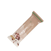 Nutriversum vegan protein bar packaging featuring a chocolate flavor with plant-based ingredients.