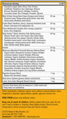 Nature's Way Alive! Men's 50+ näringsfakta och ingredienser