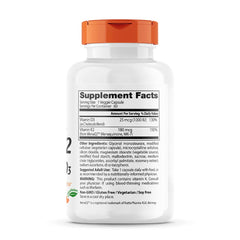Doctor's Best Natural Vitamin K2 MK7 baksida