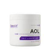 OstroVit AOL Supreme Pure supplement, 200g, featuring L-arginine alpha-ketoglutarate and L-ornithine.