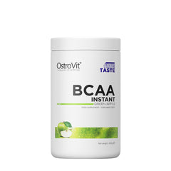 OstroVit BCAA Instant green apple flavor, 400g food supplement for muscle endurance and fat burning.