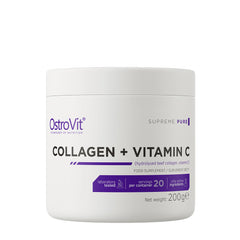 OstroVit Collagen and Vitamin C supplement tub for improved recovery and immune support