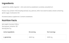 OstroVit - Glutamine Powder 500g