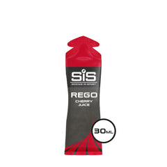 Science in Sport REGO Cherry Juice 30ml sachet for muscle recovery and performance support.