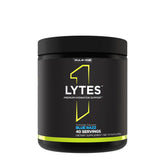 Rule One Lytes+ Blue Razz flavor hydration supplement with 40 servings for premium hydration support.