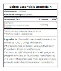 Bromelain öppen förpackning produktdetalj