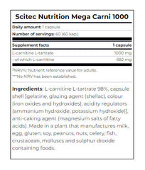 Scitec Nutrition - Mega Carnitine - 60 Caps