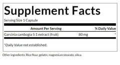 Swanson - Garcinia Cambogia 5:1 Extract - 60 Kapsler