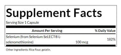 Swanson - Selenium, 100mcg - 200 Caps
