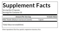 Milk Thistle – Full Spectrum näringsfakta