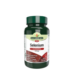 Selenium 200 mcg baksida med näringsinformation