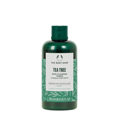 The Body Shop Tea Tree Skin Clearing Toner, 250ml, for oily and blemished skin, enriched with salicylic acid.