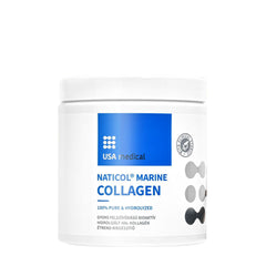 Naticol® Marine Collagen by USA Medical, 100% pure and hydrolyzed for high bioavailability and absorption.