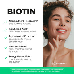 Vitamin360 Biotin ingredienser & etikett
