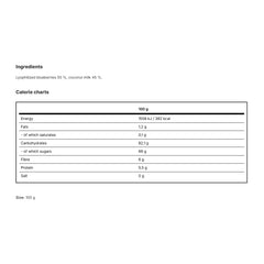 Vilgain - Coconut Cubes - Blueberry - 100 g