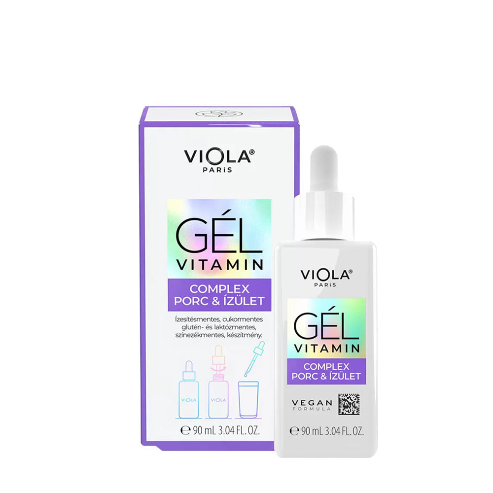 VIOLA Paris Gél Vitamin Complex Porc & Izulet, 90ml vegan joint health gel.