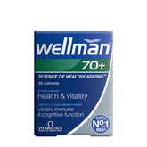 Wellman 70+ Multivitamin för aktiva män framsida