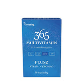 Vitaking - 365 Monivitamiini Plus Pakkaus - 30 Pakkausta - 30 Napi Annosta (30 Päivittäistä Pakkausta)
