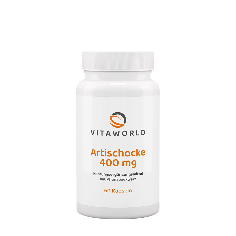 Vitaworld Artichoke 400 mg baksida näringsfakta