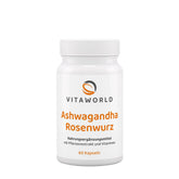 Vitaworld Ashwagandha Rose Root Complex framsida