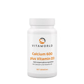Vitaworld - Calcium 600 Plus Vitamin D3 - 60 Tabs