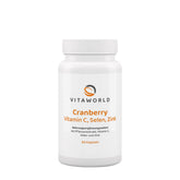Vitaworld Cranberry Vitamin C Selenium Zinc framsida