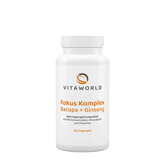 Vitaworld Focus Complex baksida näringsfakta