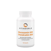 Vitaworld Glucosamine + Chondroitin 100 kapslar framsida