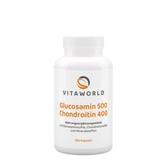 Vitaworld Glucosamine + Chondroitin baksida näringsfakta
