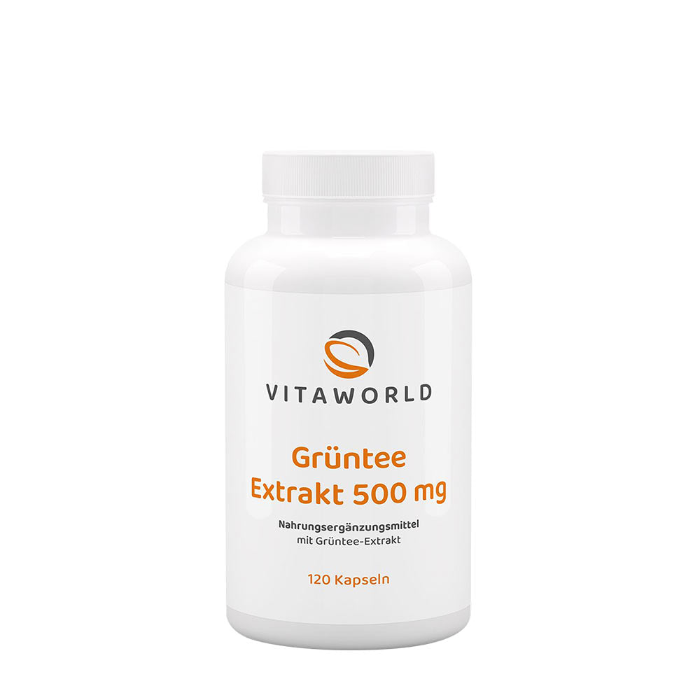 Vitaworld Green Tea Extract 120 kapseln framsida