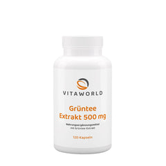 Vitaworld Green Tea Extract baksida näringsfakta