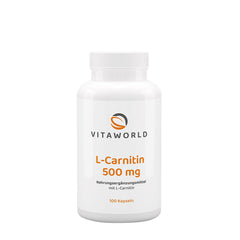 Vitaworld L-Carnitine baksida näringsfakta