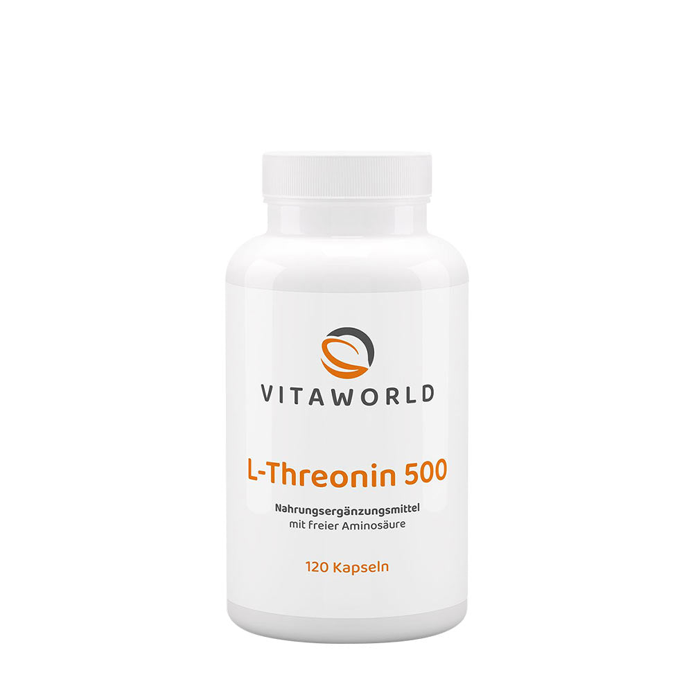 Vitaworld L-Threonine 500 näringsfakta och ingredienser