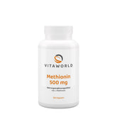 Vitaworld Methionine 120 kapslar framsida