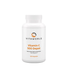Vitaworld - Vitamin C 500 Depot - 120 Kapsler