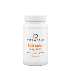 Vitaworld - Zink Selen - 100 Kapsler