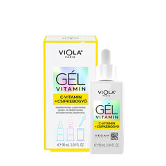 VIOLA Paris Vitamin C Gel with Rosehip, 90 ml, supports immunity and collagen production.