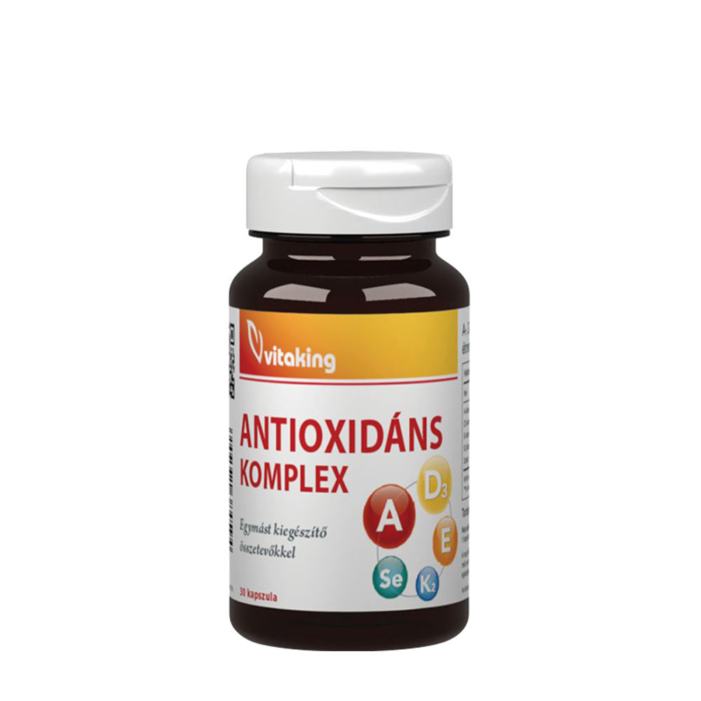 Vitaking Antioxidant Complex – 30 kapslar framsida