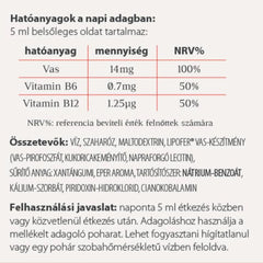VitaFer L baksida med näringsinformation