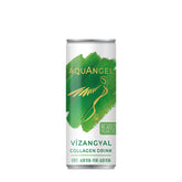Vízangyal collagen drink can featuring aloe vera and pear, promoting skin elasticity and youthfulness.