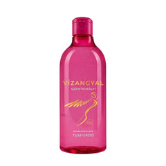 Vízangyal hydrating shower gel bottle with mineral water from Szentkirály, pink packaging, natural ingredients.