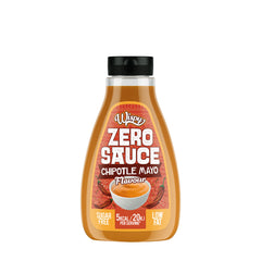 Wispy Zero Sauce Chipotle Mayo, sugar-free dressing with low calories and rich flavor, perfect for healthy meals.
