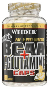 Weider - BCAA + L-Glutamine - 180 Caps