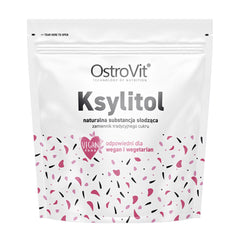 OstroVit Xylitol – Naturligt Sötningsmedel baksida näringsfakta