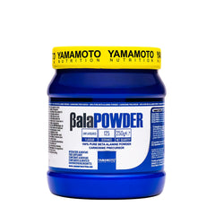 Yamamoto Nutrition BetaALA POWDER, 250g container, pure beta-alanine for muscle performance and endurance.